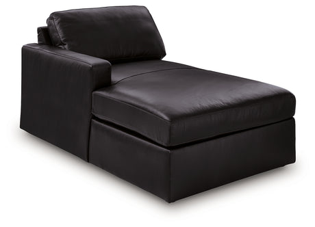 ModMax II Black Left-Arm Facing Corner Chaise from Ashley - Luna Furniture