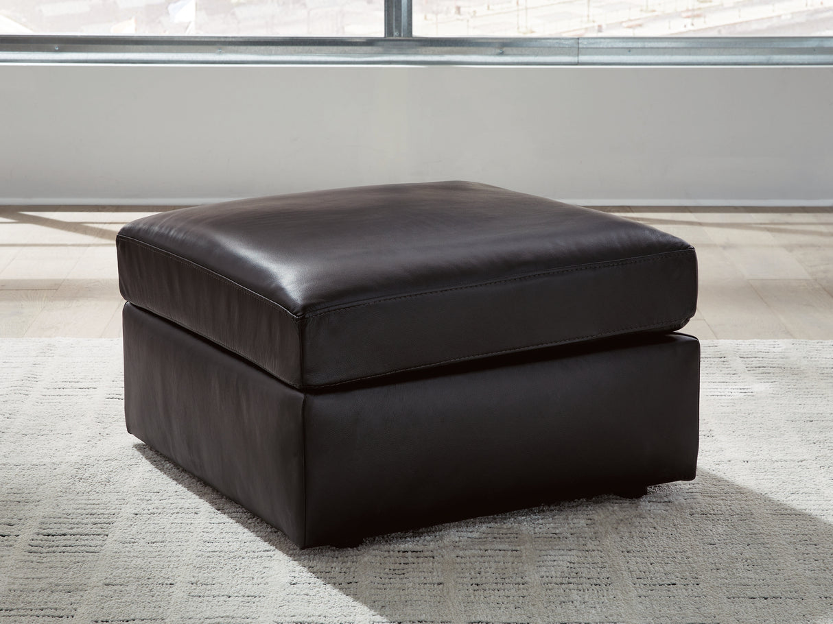 ModMax II Black Oversized Accent Ottoman from Ashley - Luna Furniture