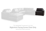 ModMax II Black Right-Arm Facing Corner Chair from Ashley - Luna Furniture