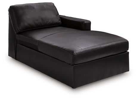 ModMax II Black Right-Arm Facing Corner Chaise from Ashley - Luna Furniture