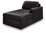 ModMax II Black Right-Arm Facing Corner Chaise from Ashley - Luna Furniture