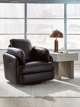 ModMax II Black Swivel Glider Recliner from Ashley - Luna Furniture