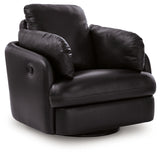 ModMax II Black Swivel Glider Recliner from Ashley - Luna Furniture