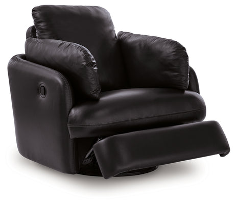 ModMax II Black Swivel Glider Recliner from Ashley - Luna Furniture