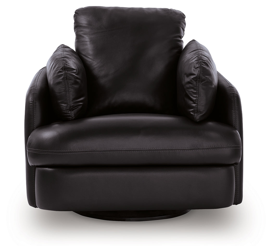 ModMax II Black Swivel Glider Recliner from Ashley - Luna Furniture