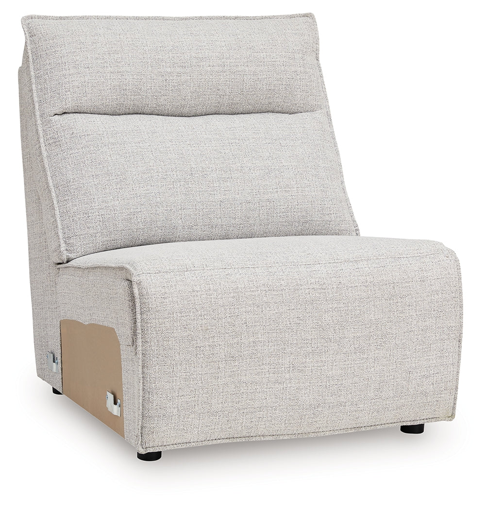 ModMax II Stone Armless Chair from Ashley - Luna Furniture