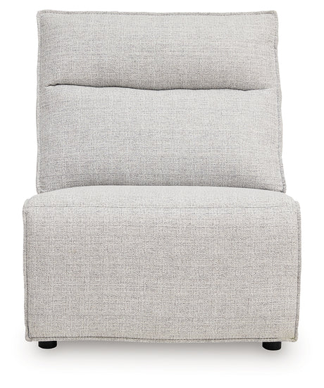 ModMax II Stone Armless Chair from Ashley - Luna Furniture