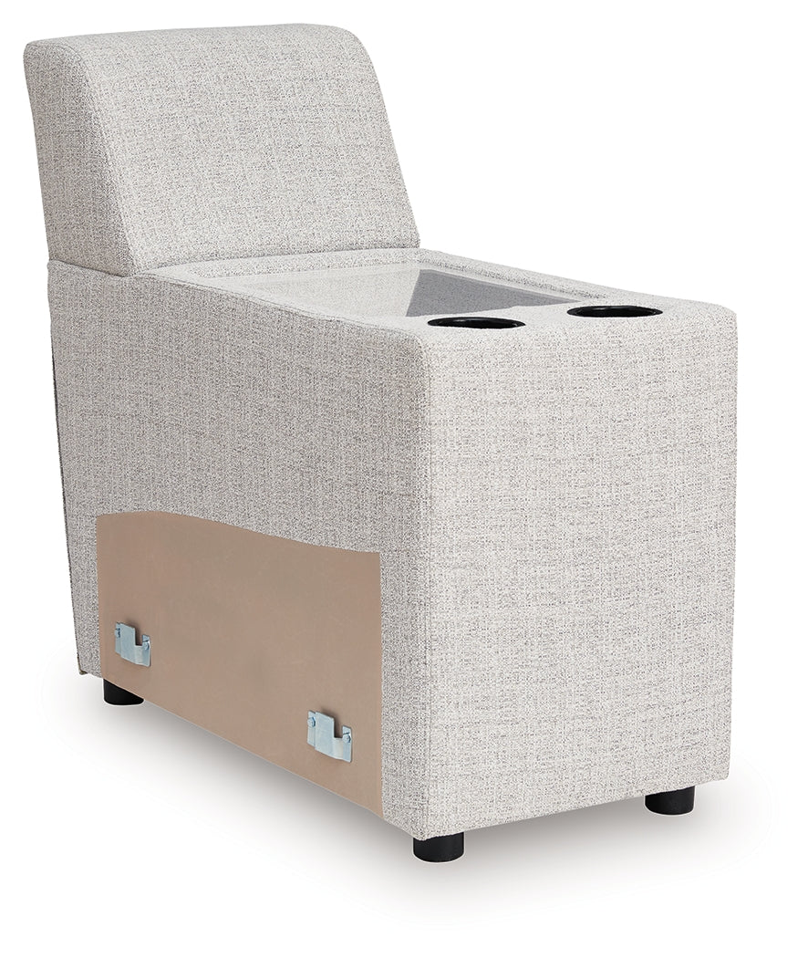 ModMax II Stone Console from Ashley - Luna Furniture