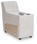 ModMax II Stone Console from Ashley - Luna Furniture