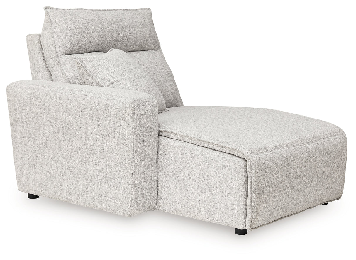 ModMax II Stone Left-Arm Facing Power Chaise from Ashley - Luna Furniture