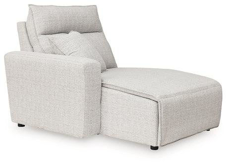 ModMax II Stone Left-Arm Facing Power Chaise from Ashley - Luna Furniture