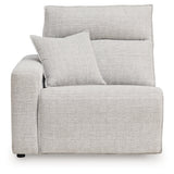 ModMax II Stone Left-Arm Facing Power Recliner from Ashley - Luna Furniture