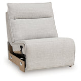 ModMax II Stone Power Armless Recliner from Ashley - Luna Furniture