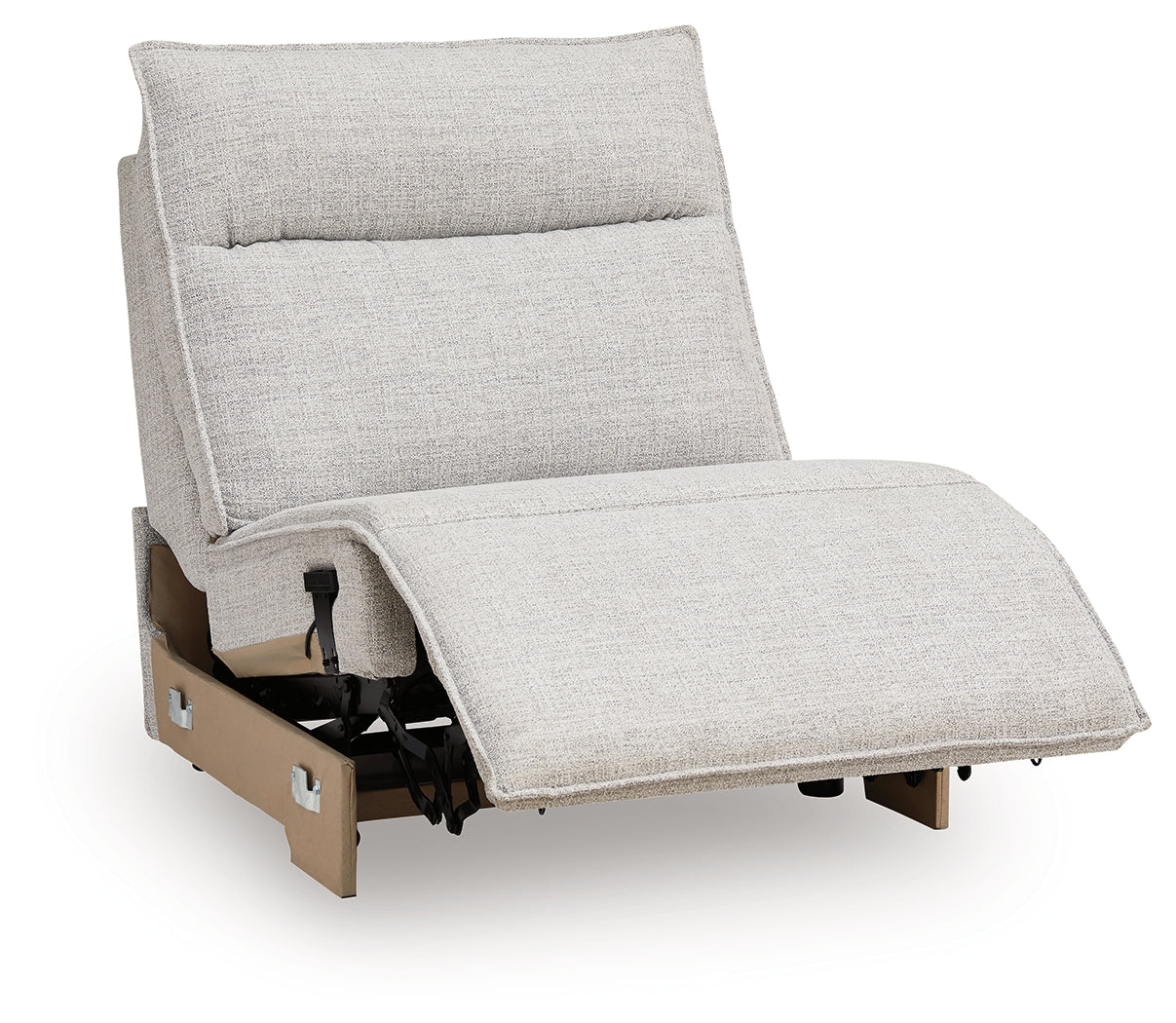 ModMax II Stone Power Armless Recliner from Ashley - Luna Furniture