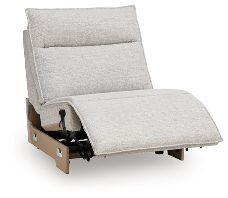 ModMax II Stone Power Armless Recliner from Ashley - Luna Furniture