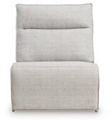 ModMax II Stone Power Armless Recliner from Ashley - Luna Furniture