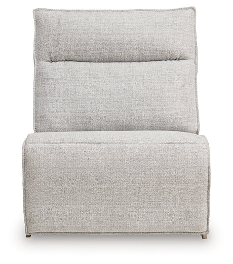 ModMax II Stone Power Armless Recliner from Ashley - Luna Furniture