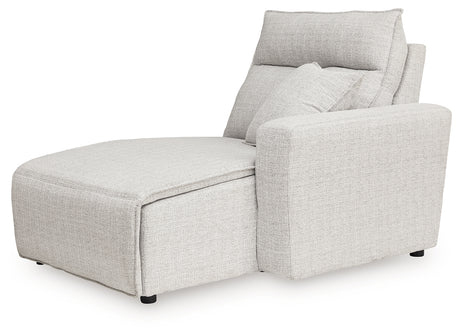 ModMax II Stone Right-Arm Facing Power Chaise from Ashley - Luna Furniture