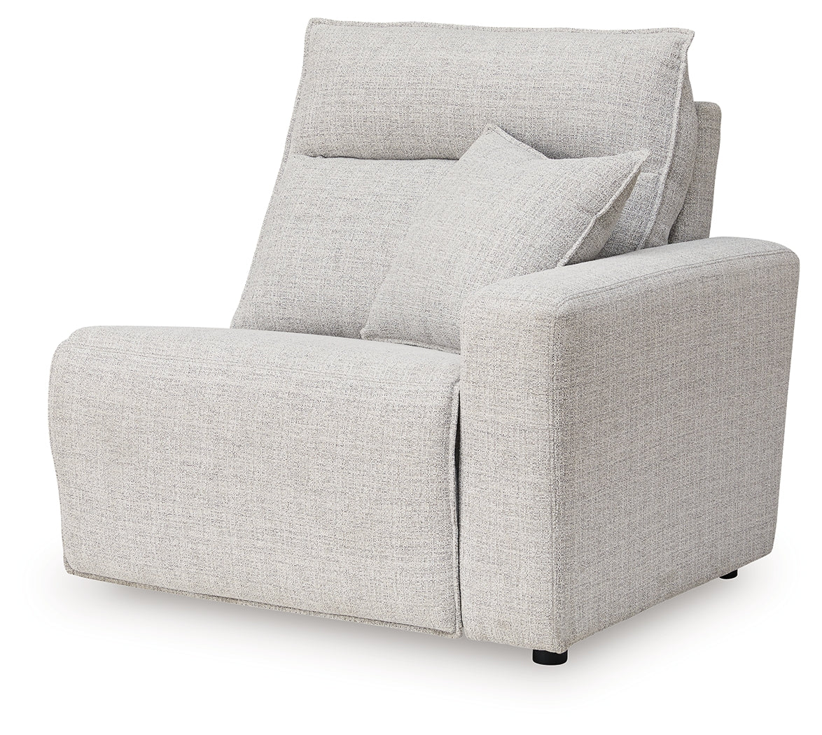 ModMax II Stone Right-Arm Facing Power Recliner from Ashley - Luna Furniture