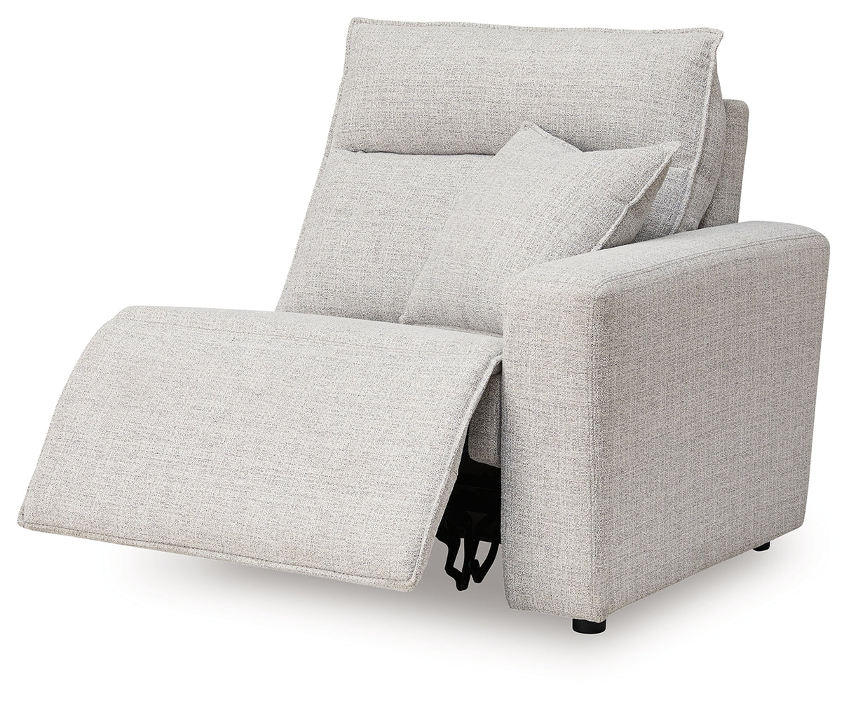 ModMax II Stone Right-Arm Facing Power Recliner from Ashley - Luna Furniture