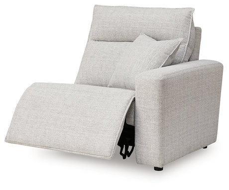 ModMax II Stone Right-Arm Facing Power Recliner from Ashley - Luna Furniture