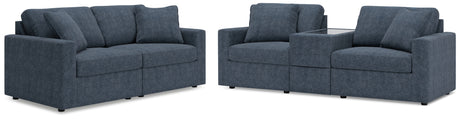 Modmax Ink 3-Piece Sectional Sofa and 2-Piece Sectional Loveseat from Ashley - Luna Furniture