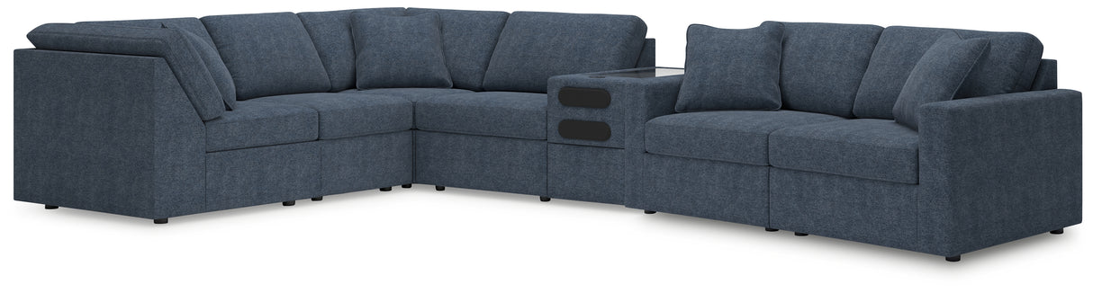 Modmax Ink 7-Piece Sectional with Audio Console from Ashley - Luna Furniture