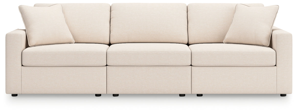 Modmax Oyster 3-Piece Sectional Sofa, 2-Piece Sectional Loveseat and Swivel Glider Recliner from Ashley - Luna Furniture