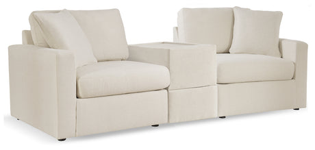 Modmax Oyster 3-Piece Sectional Sofa, 2-Piece Sectional Loveseat and Swivel Glider Recliner from Ashley - Luna Furniture