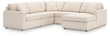 Modmax Oyster 5-Piece Sectional with Chaise from Ashley - Luna Furniture