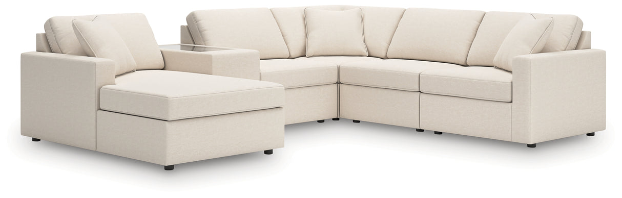 Modmax Oyster 6-Piece Sectional with Chaise from Ashley - Luna Furniture