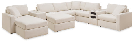 Modmax Oyster 8-Piece Sectional and 2 Ottomans from Ashley - Luna Furniture