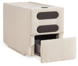 Modmax Oyster Console with Audio System from Ashley - Luna Furniture