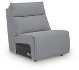Modmax Salt and Pepper Armless Chair from Ashley - Luna Furniture