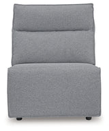 Modmax Salt and Pepper Armless Chair from Ashley - Luna Furniture