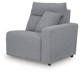 Modmax II Salt and Pepper Right-Arm Facing Power Recliner from Ashley - Luna Furniture