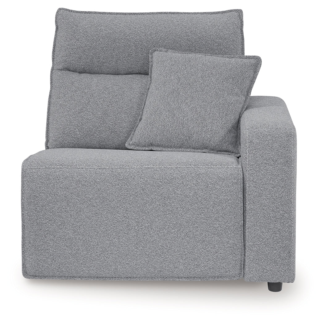 Modmax II Salt and Pepper Right-Arm Facing Power Recliner from Ashley - Luna Furniture
