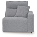 Modmax II Salt and Pepper Right-Arm Facing Power Recliner from Ashley - Luna Furniture