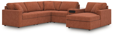 Modmax Spice 6-Piece Sectional with Audio System and Chaise from Ashley - Luna Furniture