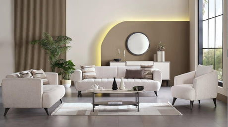 Mona Niva Beige Sleeper Sofa from Bellona - Luna Furniture