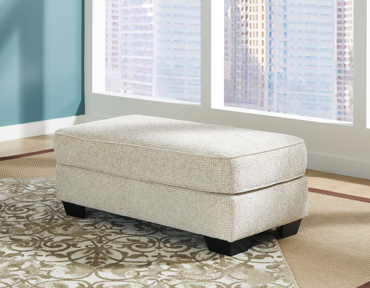 Monaghan Sandstone Ottoman from Ashley - Luna Furniture