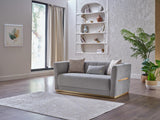 Monroe Merit Gray Loveseat from Bellona - Luna Furniture