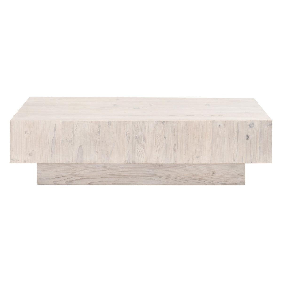 Montauk Coffee Table in White Wash Pine from Essentials For Living - Luna Furniture