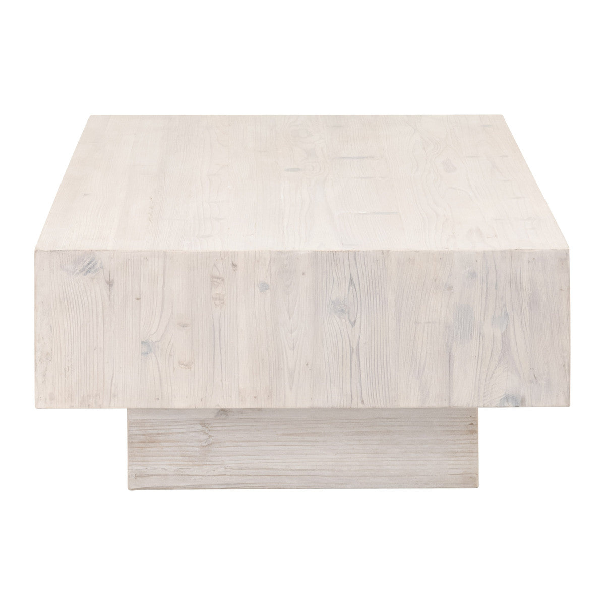 Montauk Coffee Table in White Wash Pine from Essentials For Living - Luna Furniture