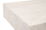 Montauk Coffee Table in White Wash Pine from Essentials For Living - Luna Furniture