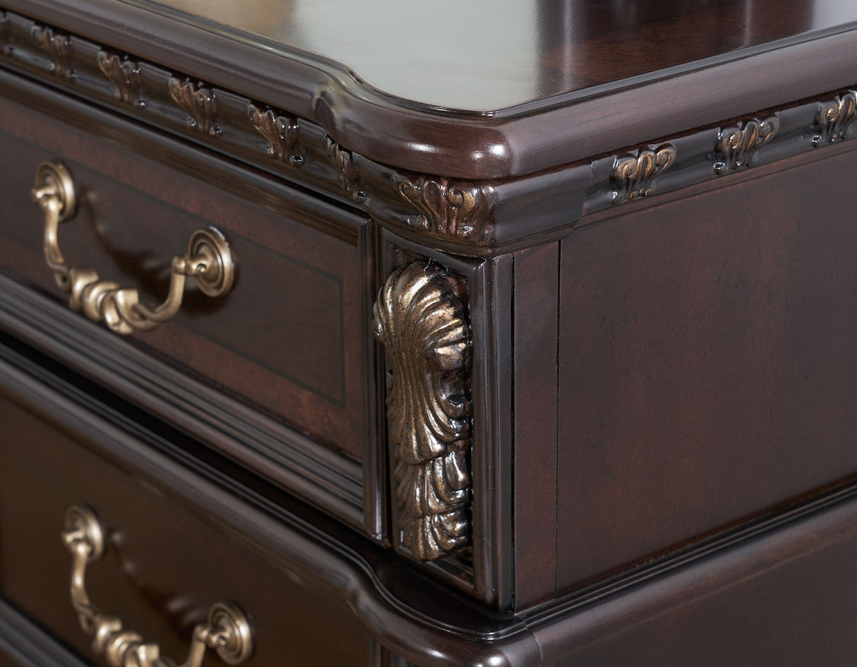 Monte Carlo Cocoa Brown Dresser with Mirror from Steve Silver - Luna Furniture
