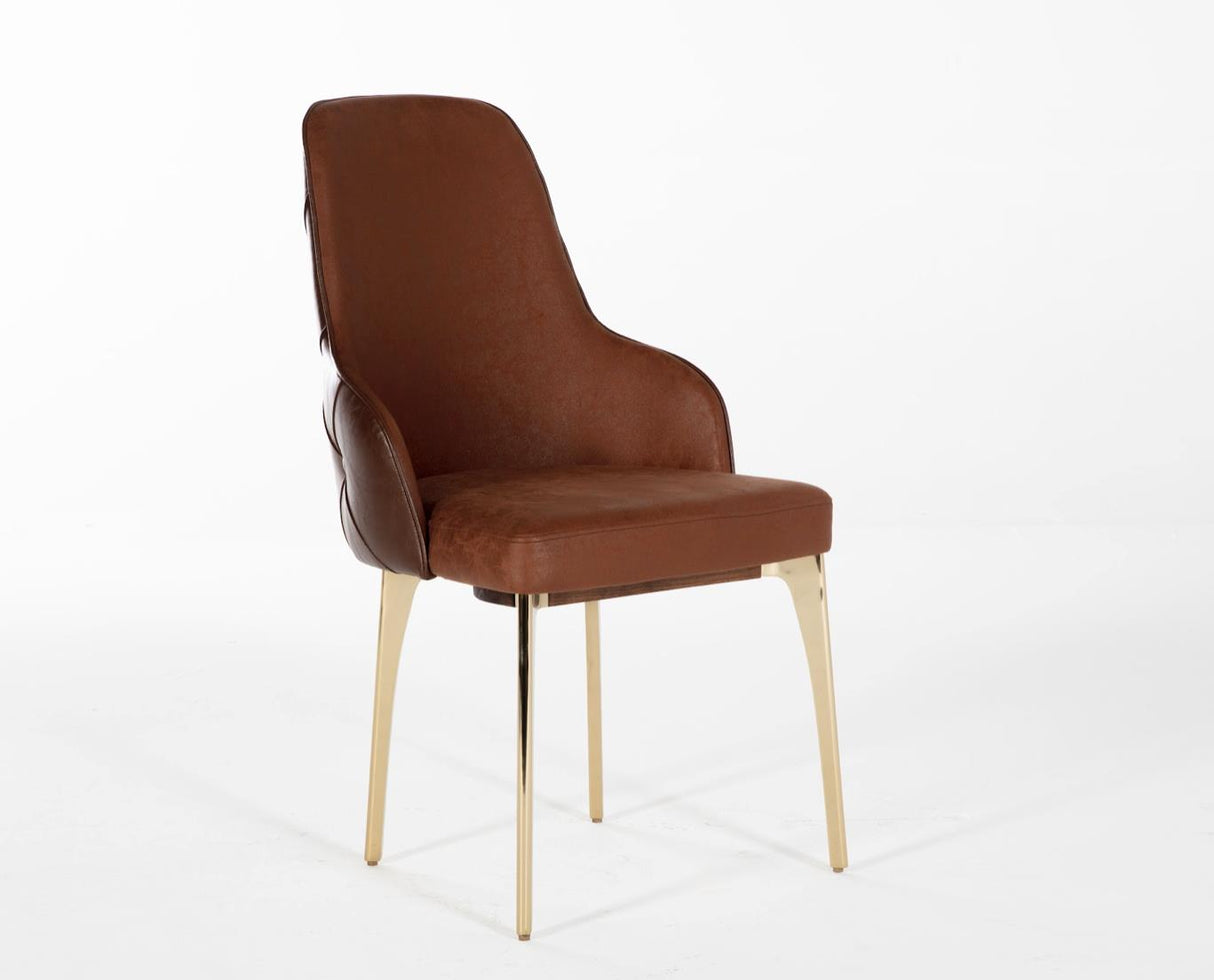 Montego Dark Brick Dining Chair from Bellona - Luna Furniture