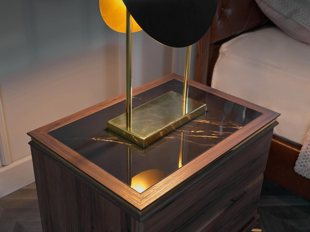 Montego Walnut Nightstand from Bellona - Luna Furniture