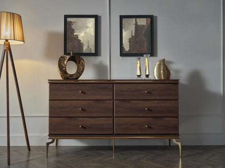 Montego Walnut Nightstand from Bellona - Luna Furniture