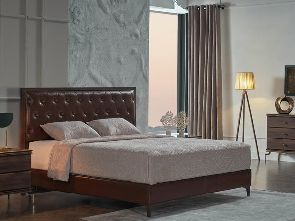 Montego Walnut Queen Bed
